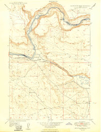 Mouth of Bruneau topographic map thumbnail