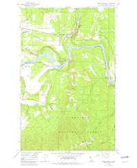 Moyie Springs 1965 topographic map thumbnail
