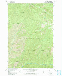 Mt George 1966 topographic map thumbnail