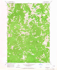 Mt Jordan 1964 topographic map thumbnail
