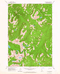 Mt Mc Guire 1962 topographic map thumbnail