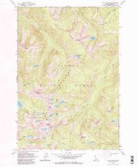 Mt Mc Guire 1962 topographic map thumbnail
