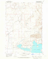 Mud Lake NW 1964 topographic map preview