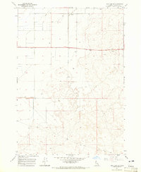 Mud Lake SE 1964 topographic map thumbnail