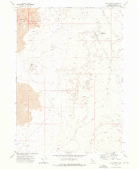 Mule Butte 1972 topographic map thumbnail