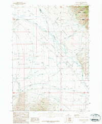 Mulkey Bar 1987 topographic map thumbnail