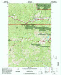 Mullan 1995 topographic map thumbnail