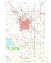 Nampa 1958 topographic map thumbnail