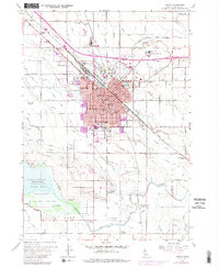 Nampa 1958 topographic map thumbnail