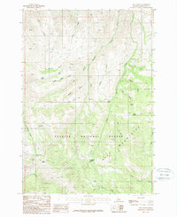 Neil Gulch 1987 topographic map thumbnail
