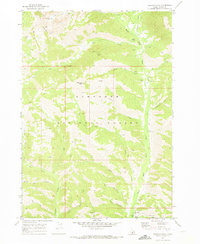 Newman Peak 1970 topographic map thumbnail