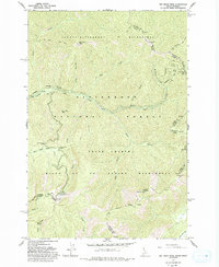 Nez Perce Peak 1962 topographic map thumbnail