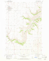 Nezperce 1967 topographic map thumbnail