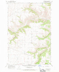 Nezperce SE 1967 topographic map thumbnail