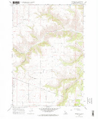 Nezperce SE 1967 topographic map thumbnail