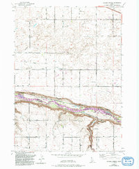 Niagara Springs 1979 topographic map thumbnail