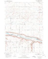 Niagara Springs 1950 topographic map thumbnail