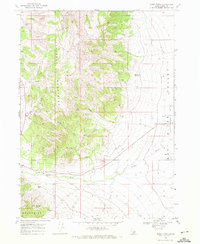 Nibbs Creek 1968 topographic map thumbnail