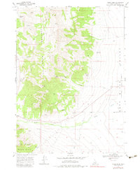 Nibbs Creek 1968 topographic map thumbnail