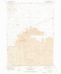 Nichols Reservoir 1972 topographic map preview