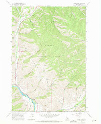 North Fork 1966 topographic map thumbnail