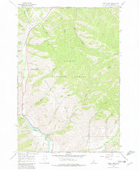 North Fork 1966 topographic map thumbnail