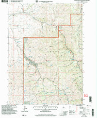 North Heglar Canyon 2001 topographic map thumbnail