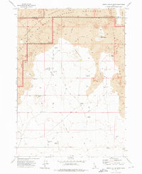 North Laidlaw Butte 1972 topographic map thumbnail