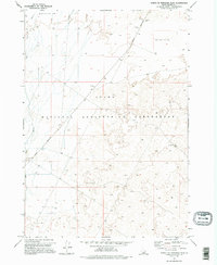 North Of Ryegrass Flat 1973 topographic map thumbnail