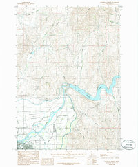 Northeast Emmett 1985 topographic map thumbnail