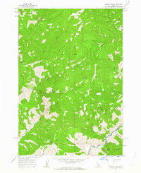 Norton Ridge 1962 topographic map thumbnail
