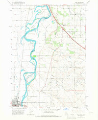 Nyssa topographic map thumbnail