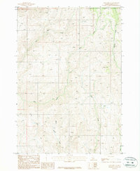 Olds Ferry NE 1987 topographic map thumbnail