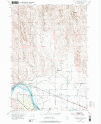 Olds Ferry SE 1952 topographic map thumbnail