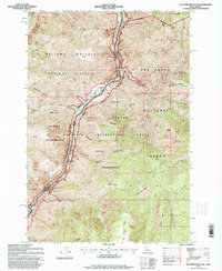 Old Timer Mountain 1995 topographic map preview