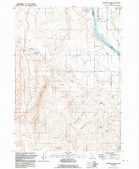 Opalene Gulch 1992 topographic map thumbnail