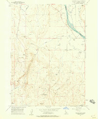 Opalene Gulch 1957 topographic map thumbnail