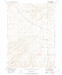 Oreana 1949 topographic map thumbnail