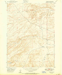 Oreana 1950 topographic map thumbnail