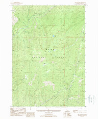 Oro Mountain 1988 topographic map preview
