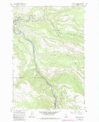 Orofino East 1967 topographic map thumbnail
