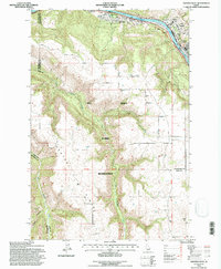 Orofino West 1994 topographic map thumbnail
