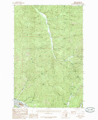 Osburn 1985 topographic map thumbnail