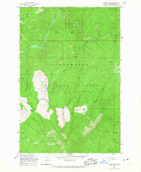 Osier Ridge 1965 topographic map thumbnail