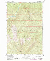 Osier Ridge 1965 topographic map thumbnail