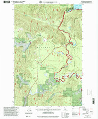 Outlet Bay 1996 topographic map thumbnail