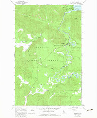 Outlet Bay 1967 topographic map thumbnail