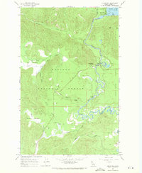 Outlet Bay 1967 topographic map thumbnail