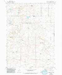 Owinza Butte 1971 topographic map thumbnail
