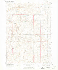 Owinza Butte 1971 topographic map thumbnail